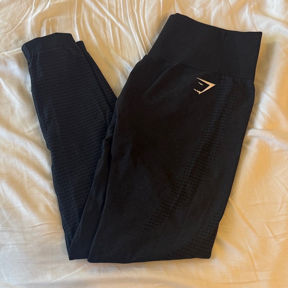 NWOT Gymshark Black vital Seamless High-Rise Leggings